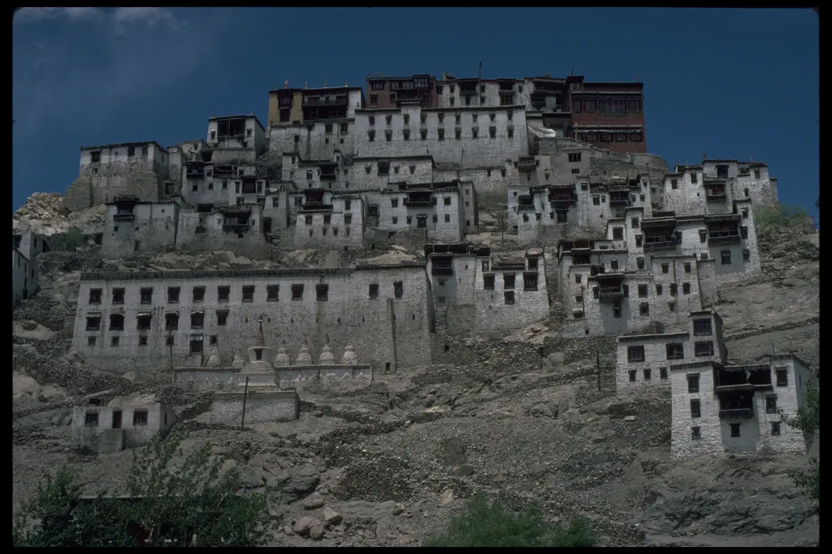Thiksey monastery full view