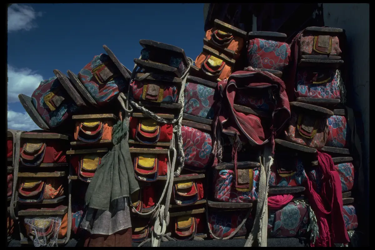 Monk book stacks
