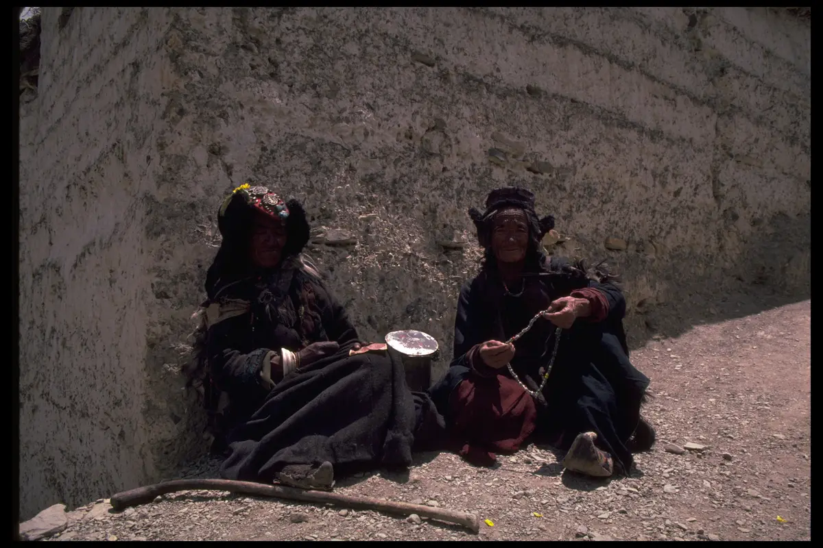 Two elders perak headdress