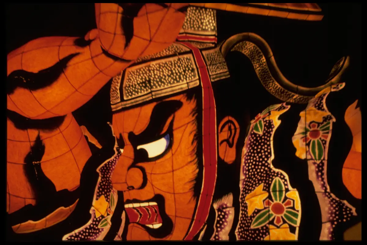 Japan nebuta warrior lantern